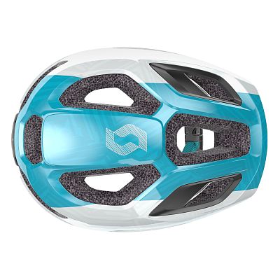 Превью  Шлем велосипедный SCOTT Spunto Jr Pearl White/Breeze Blue
